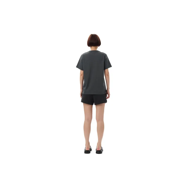 GANNI Logo Embroidered Drawstring Shorts-2