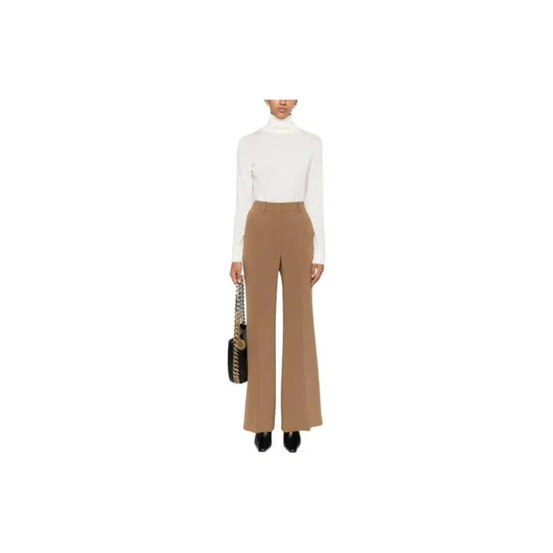Alberto Biani Crepe High waist Flared Trousers-1