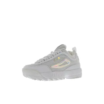 FILA KIDS Cushioning Wear-Resistant Low-Top Kids Lifestyle Shoes White Kids'