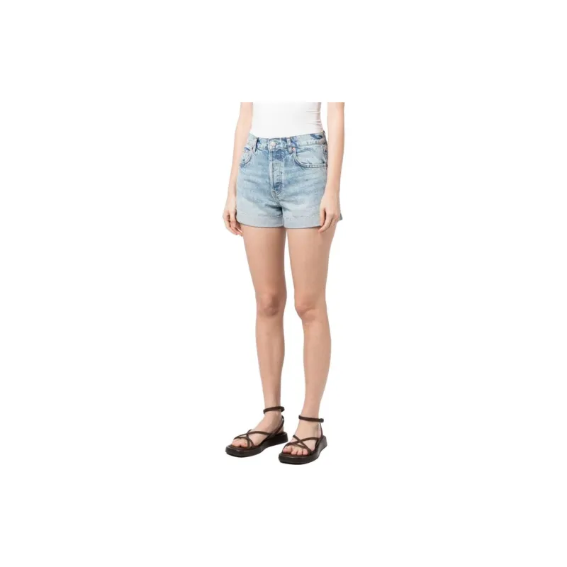 Reformation Denim Shorts Women's Blue-1