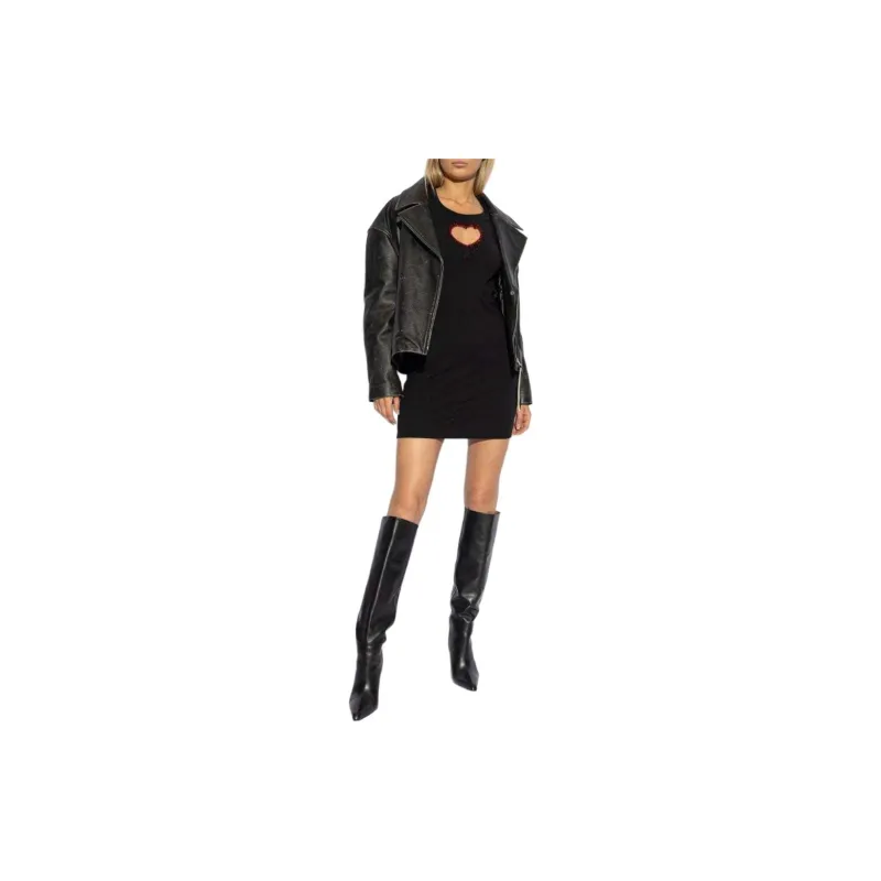 DSQUARED 2 Cut Out Embellished Jersey Dress-3