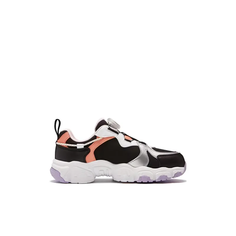 FILA KIDS Cat Paw Low Top Running Shoes Black Purple Kids'-1