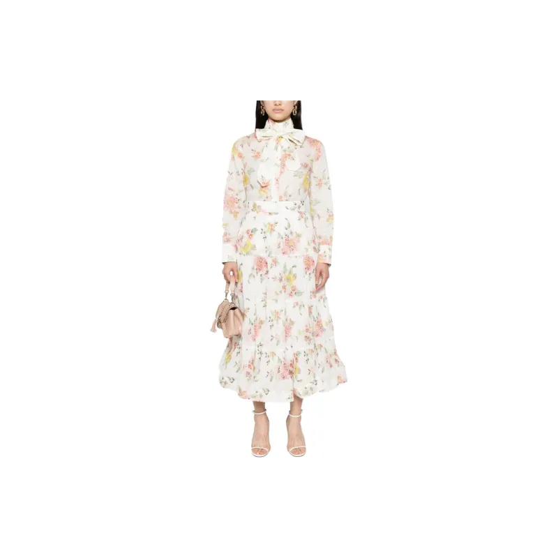 Zimmermann Floral-print Ramie Blouse-1