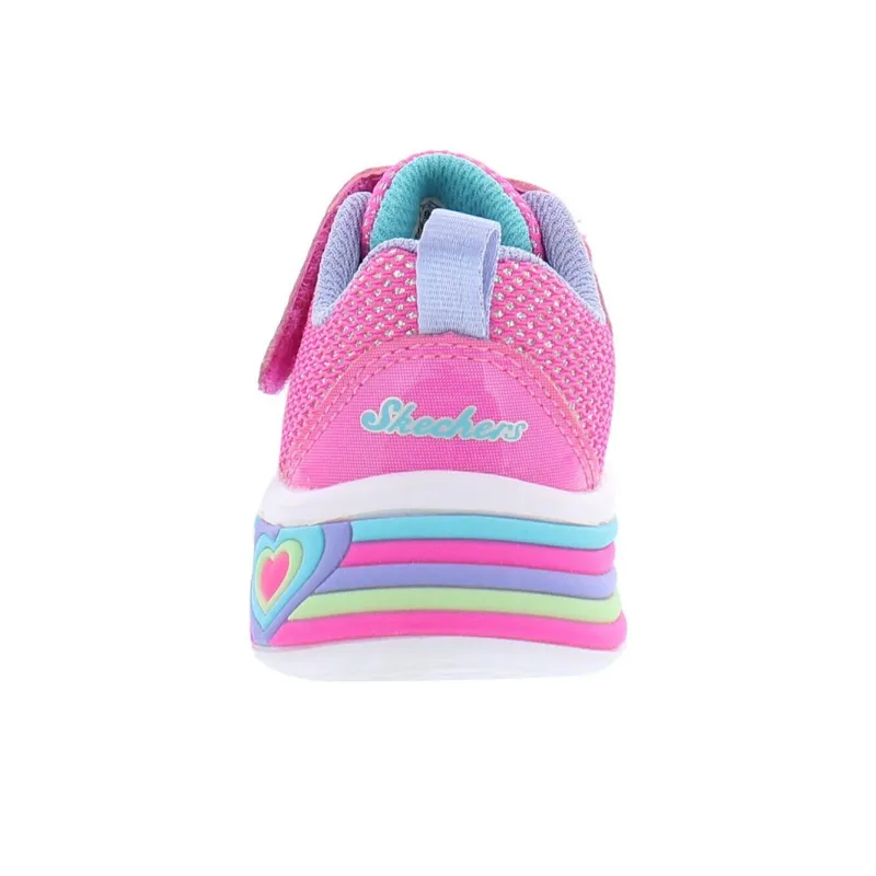 Skechers S LIGHTS SWEETHEART LIGHTS SHIMMER SPELLS Anti Slip Wear Resistant Kids Lifestyle Shoes Purple Kids'-1