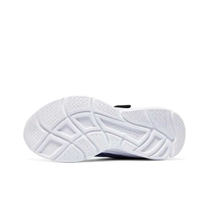 Skechers Girls Cushioning, Wear Resistant Low Top Kids' Running Shoes Marine Blue Multicolor Teenagers-4