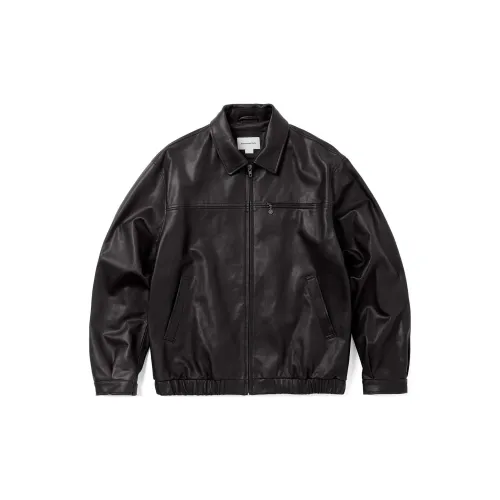 Thisisneverthat FW24 Leather Jackets Unisex Black