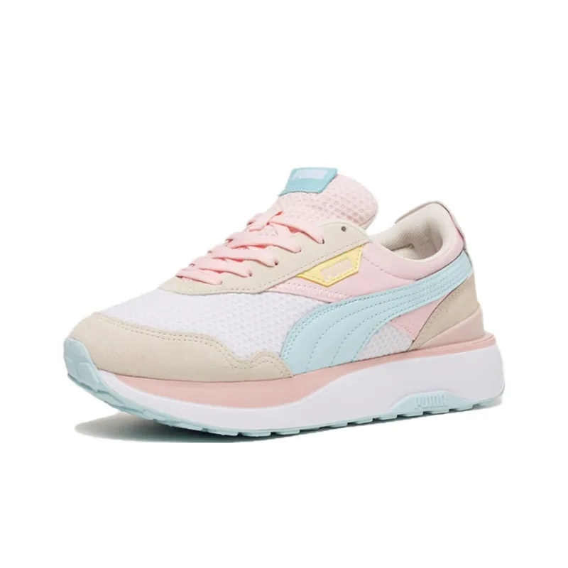 PUMA Cruise Rider Peony Cushioning Lightweight Kids Lifestyle Shoes Pink Blue Teenagers-2