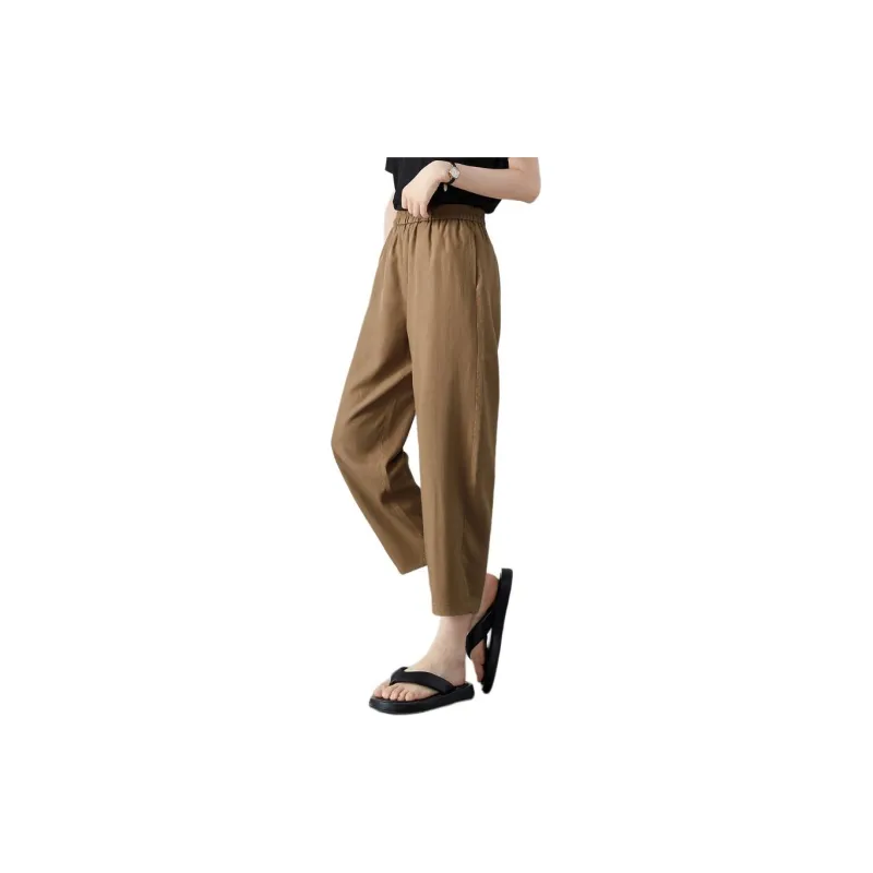 Mo Han Yi Mei Casual Pants Women's Khaki-5