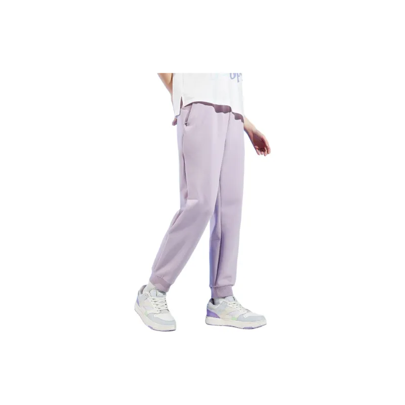 Anta Variety Training Collection Casual Pants Women's Pearlescent Purple-4