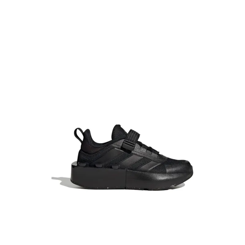 adidas Tech Runner  LEGO X  Little Kid 'Triple Black'-1