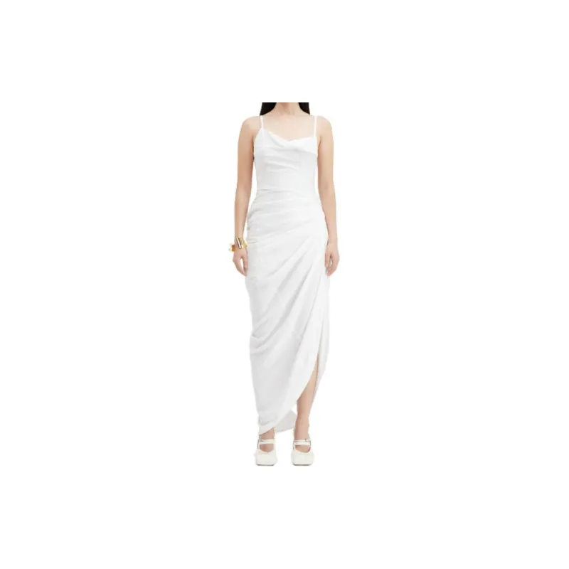 Jacquemus La Robe Saudade Longue 'White'-1