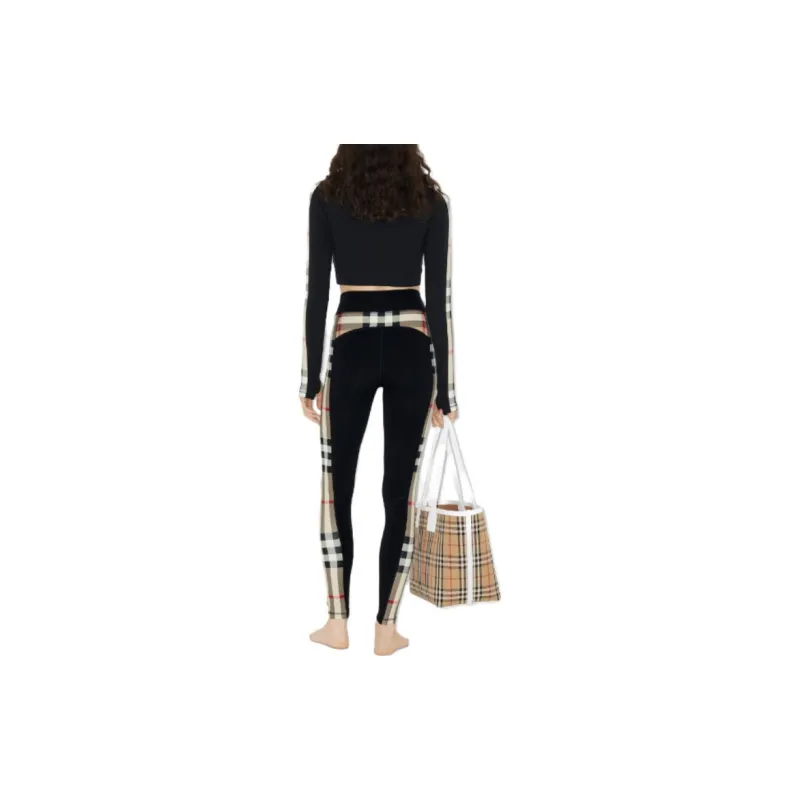 Burberry Vintage Check panel Cropped Top-2