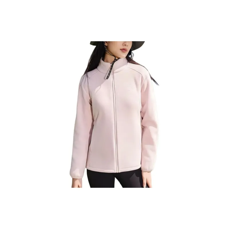 QIAODAN Variety Training Collection Knitwear Women's White Peach Pink-3
