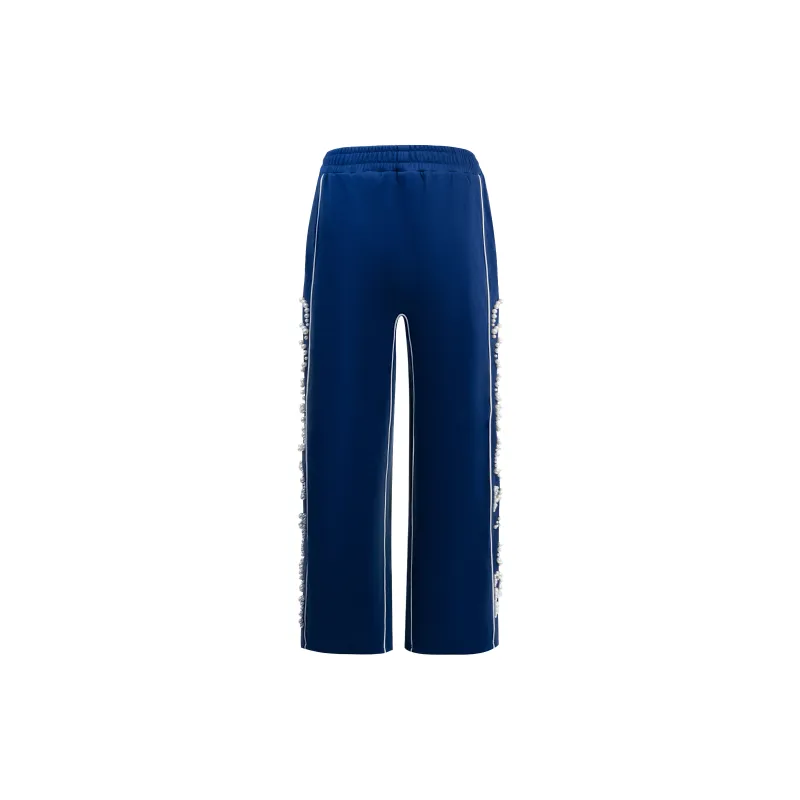 GOODBRAND Casual Pants Unisex Blue-1
