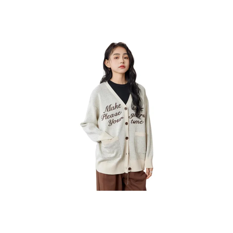 A21 Sweater Women's Beige Apricot-1