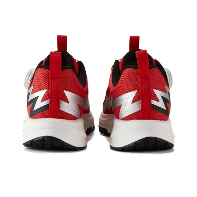 FILA KIDS Shock Absorbers Low Top Kids' Running Shoes Red Black Teenagers-3