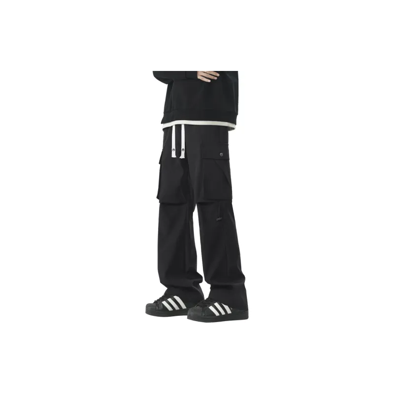 Supremo Cat Casual Pants Unisex Black-5