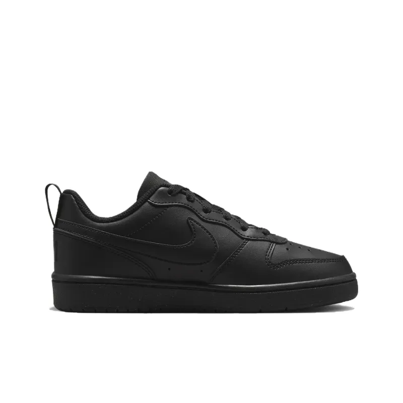 Nike Court Borough Low Recraft GS 'Triple Black'-2