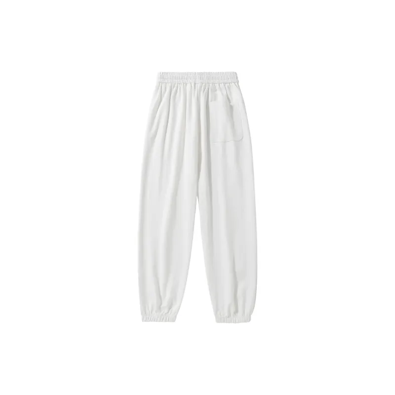 *EVAE+MOB Casual Pants Unisex White-1