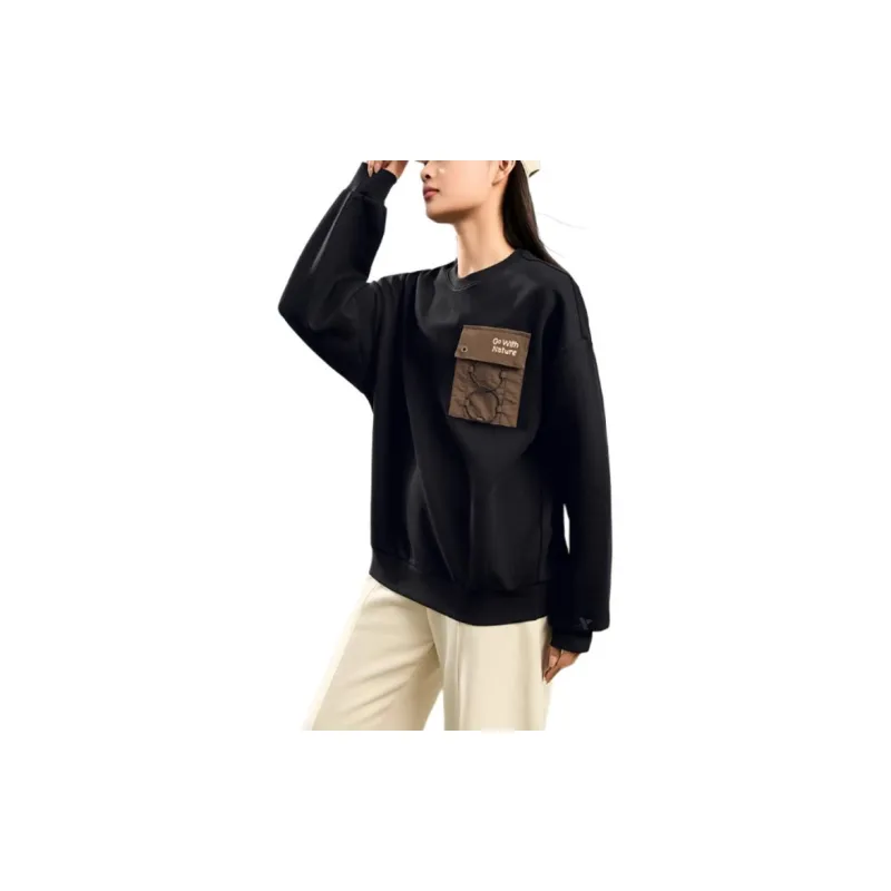 XTEP Sweatshirt Women's Jet Black-2