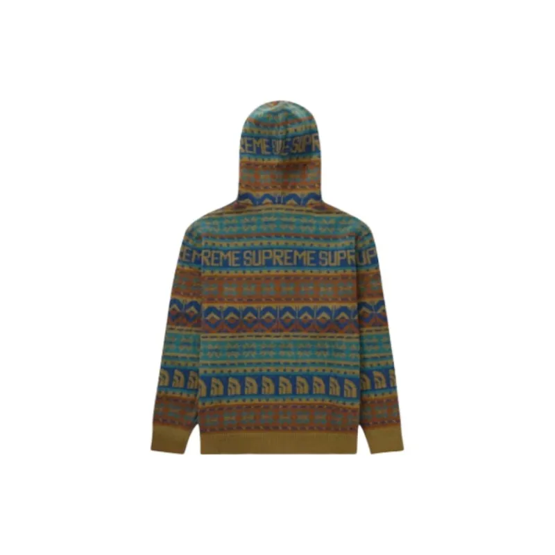 Supreme X The North Face Zip Up Hooded Sweater-2