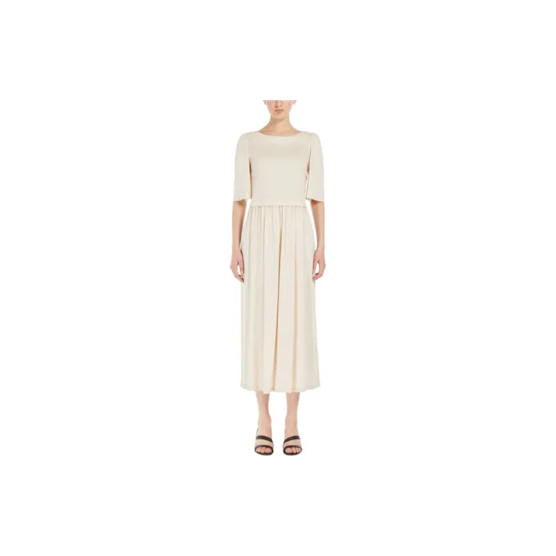 WEEKEND MaxMara Long Sleeved Dresses Women's White-1