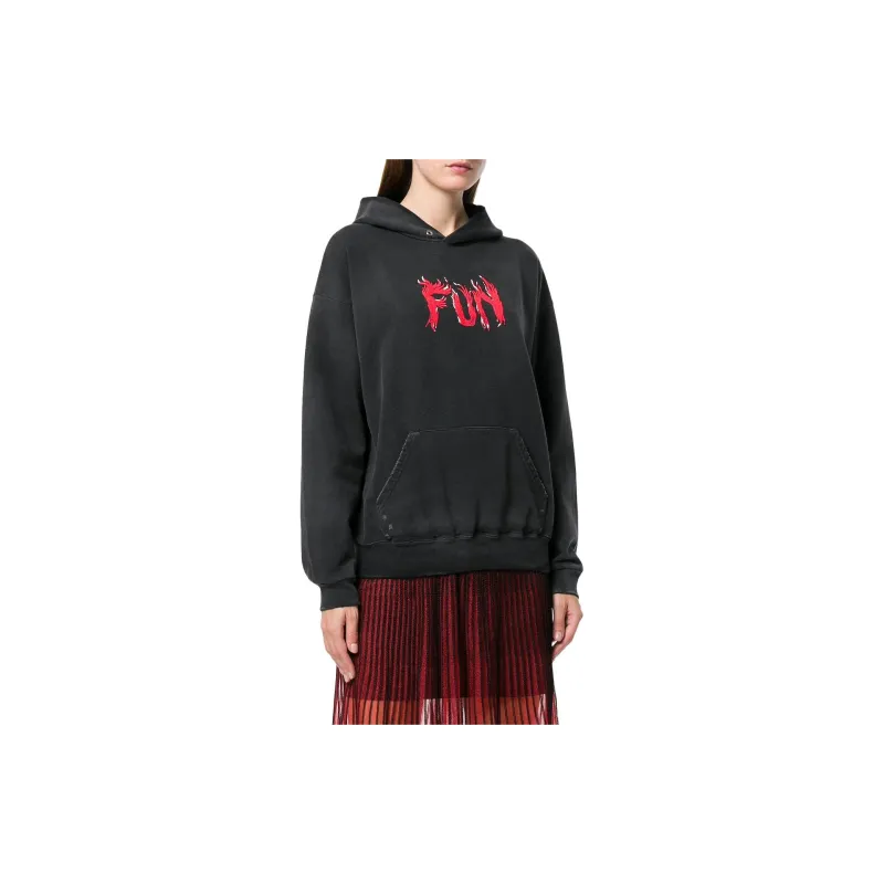 Givenchy Fun Printed Hoodie 'Black'-3