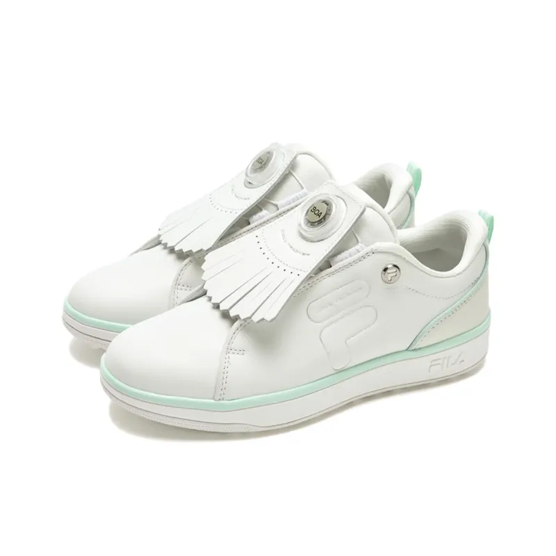 FILA GF 1911 Trainer Anti Slip Wear Resistant Low Top Golf Shoes Women's White Green-1
