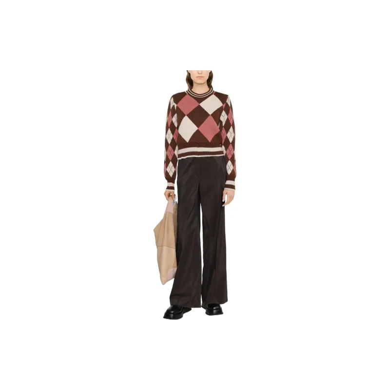 Golden Goose Intarsia Knit Crewneck Jumper-1