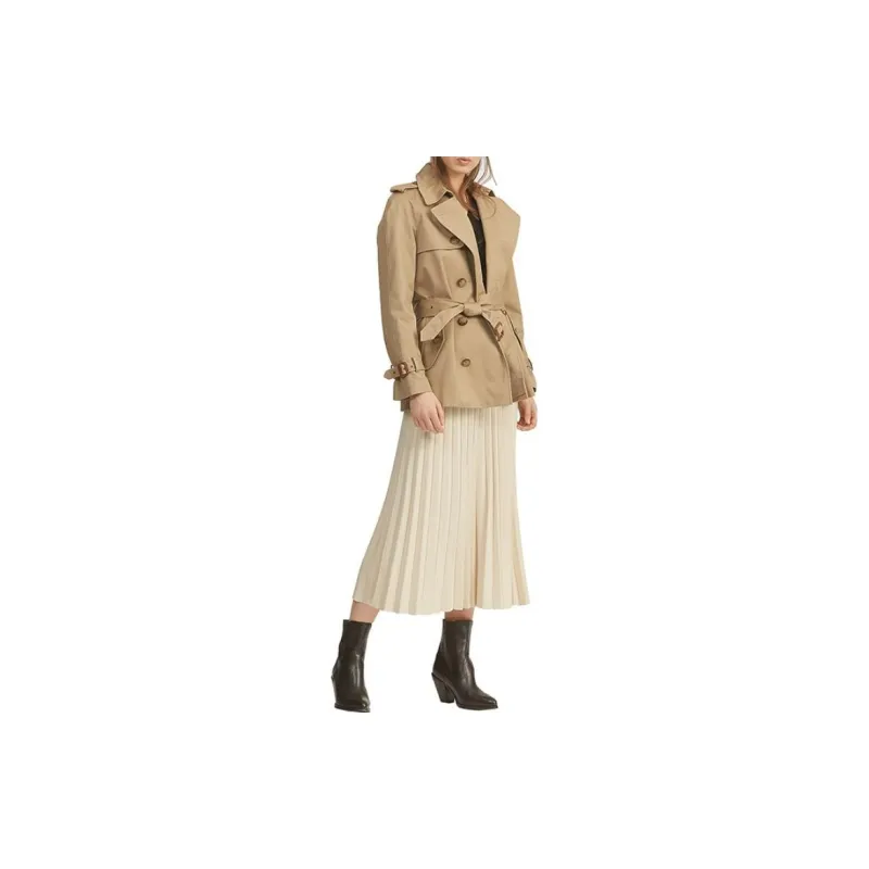 Polo Ralph Lauren SS22 Trench Coat Women's Brown-1