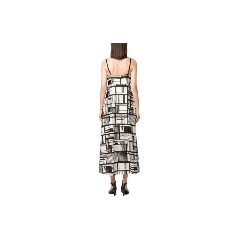 DKNY Slip Dresses Women's Black-3