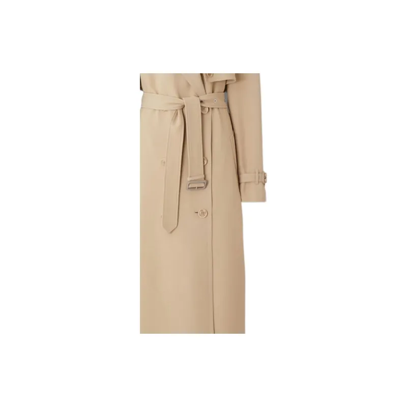 Burberry SS22 Trench Coat Women's Soft Yellow Umber-4