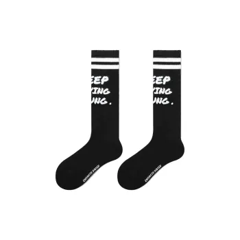 Primeet Knee High Socks Unisex 1 Pack Black