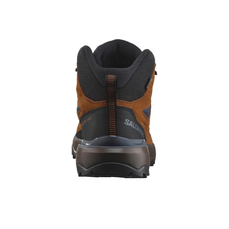 SALOMON X ULTRA 360 Anti Slip Wear Resistant Mid Top Hiking Shoes Men's Brown Gray-3