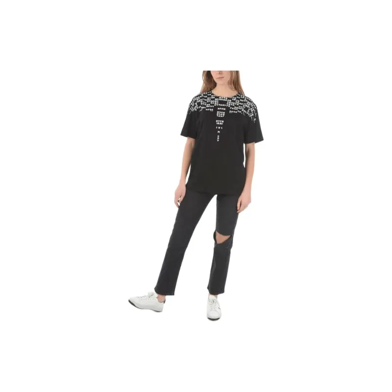 Marcelo Burlon T Shirts Women's Black-1