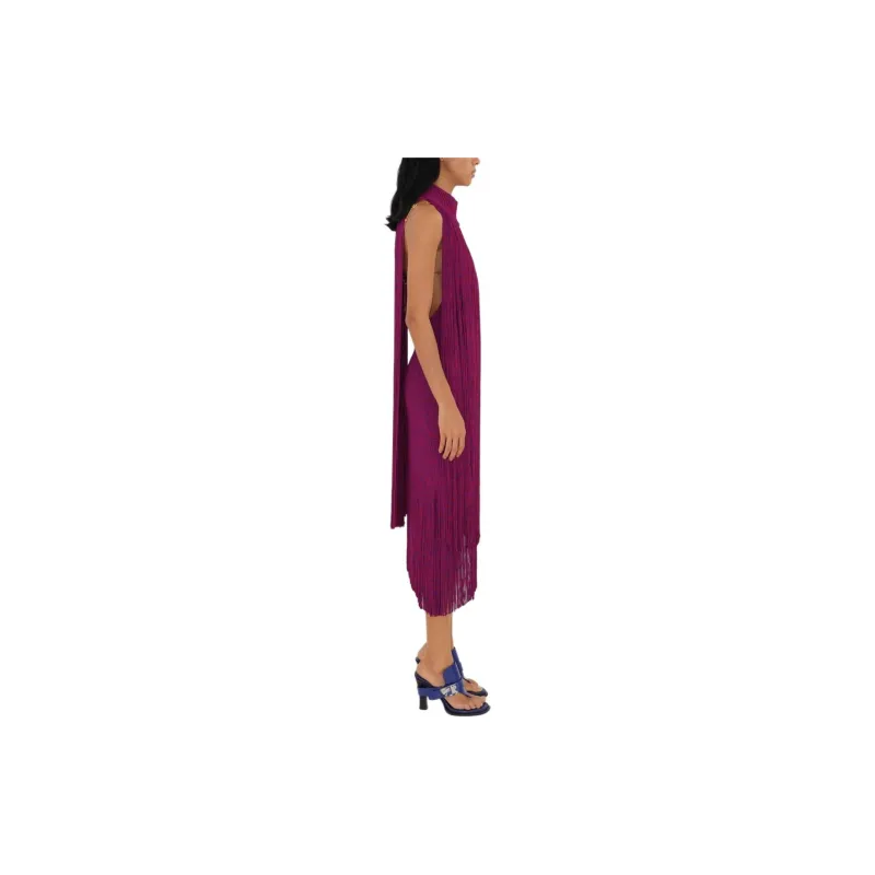Burberry Sleeveless Dress Women's Mailbox Red-4