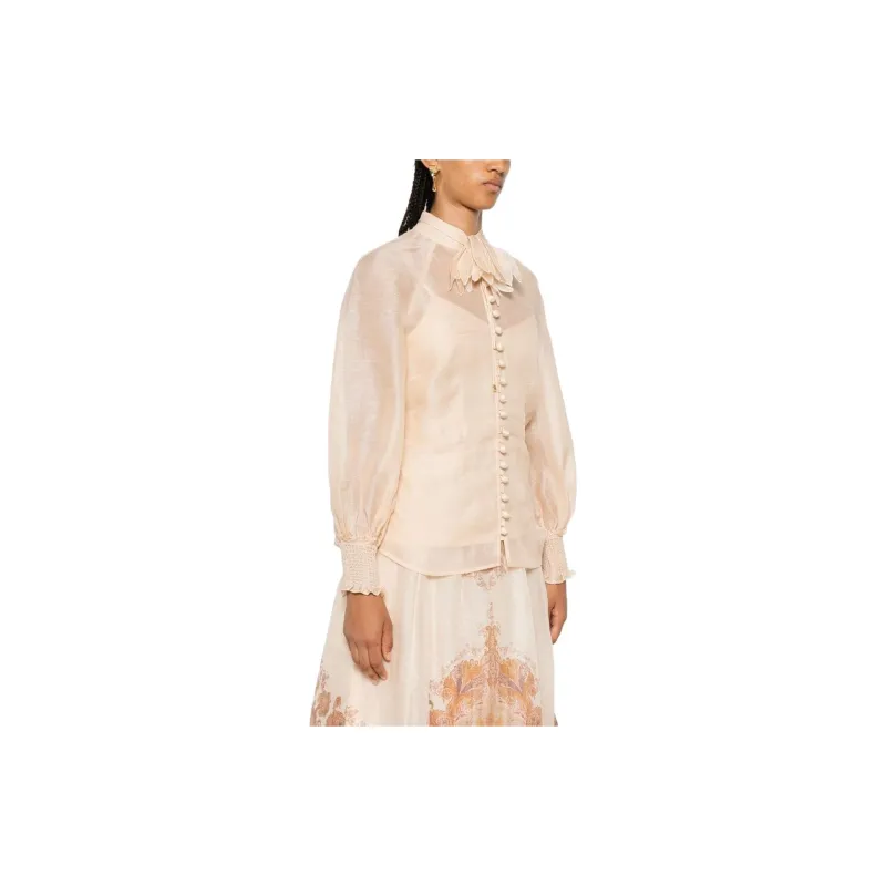 Zimmermann Illustration Buttoned Blouse-3