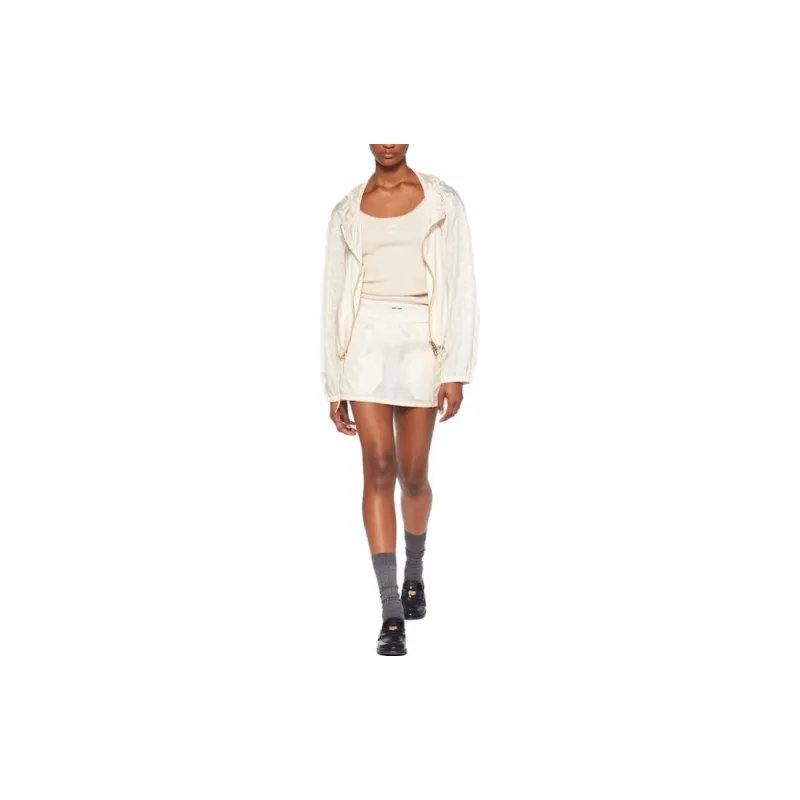 MIU MIU SS23 Casual Short Skirts Women's Ivory-2