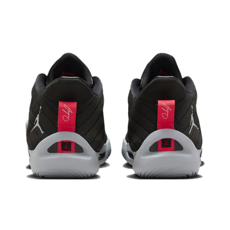 Jordan Tatum 1 'Old School' Abrasion Resistant Low Top Children's Basketball Shoes Black Gray Teenagers-4