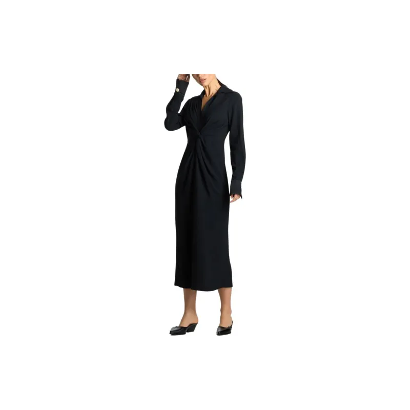 St. John Knot-waist Shirtdress-3
