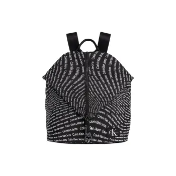 CALVIN KLEIN Recycled Polyester Backpack Kids' Black