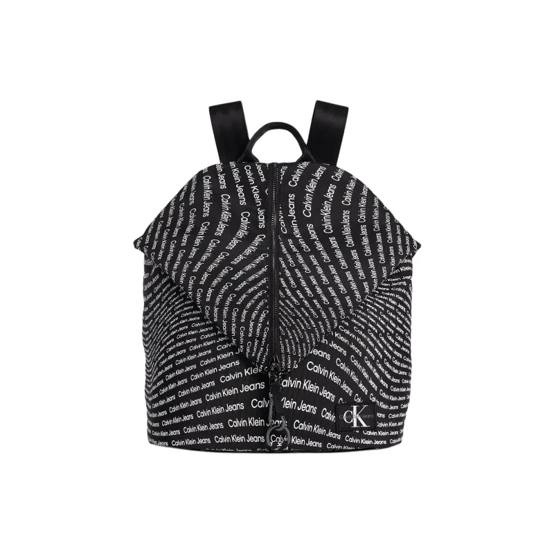 CALVIN KLEIN Recycled Polyester Backpack Kids' Black-0