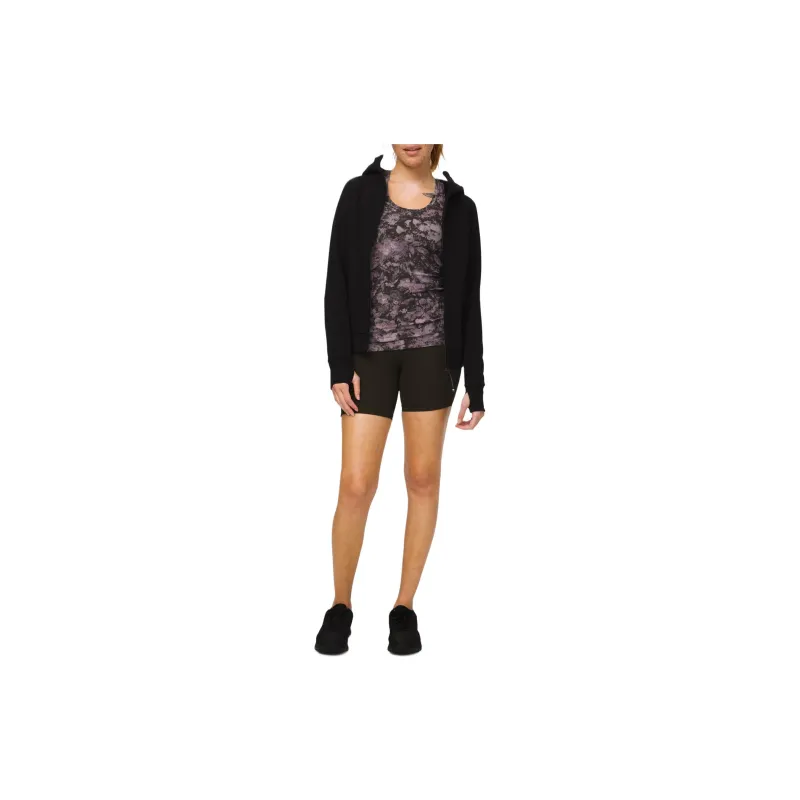 Lululemon Cool Racerback Sport Vests Women's Floral Phantom Ice Gray Mélange-2
