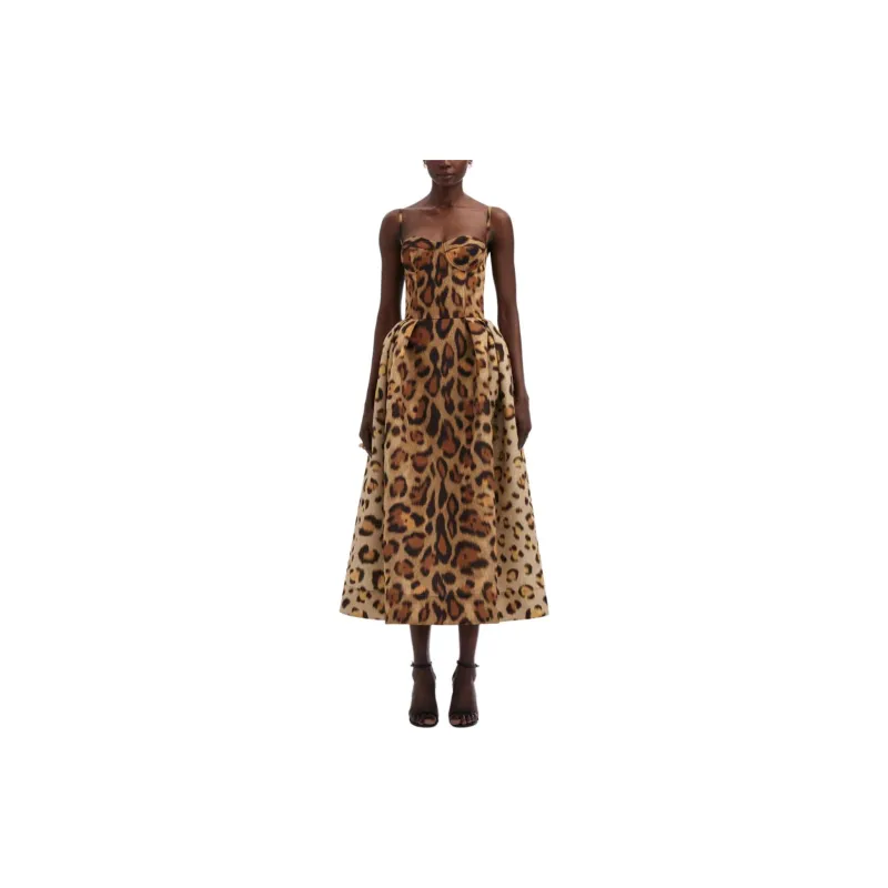 OSCAR DE LA RENTA SS24 Slip Dresses Women's Brown-1