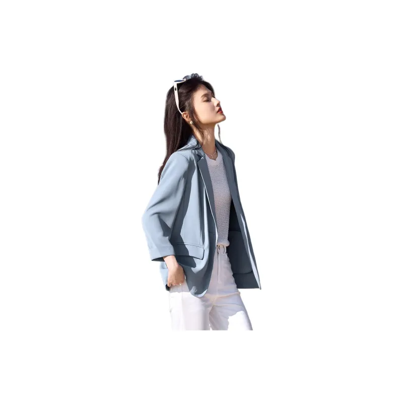 XWI Business Suit Women's Gray Blue-1