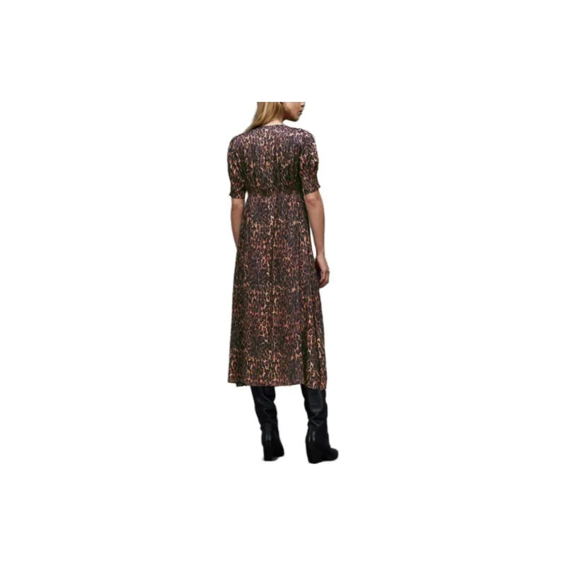 ALLSAINTS Short-Sleeved Dresses Women's Natural Brown-3