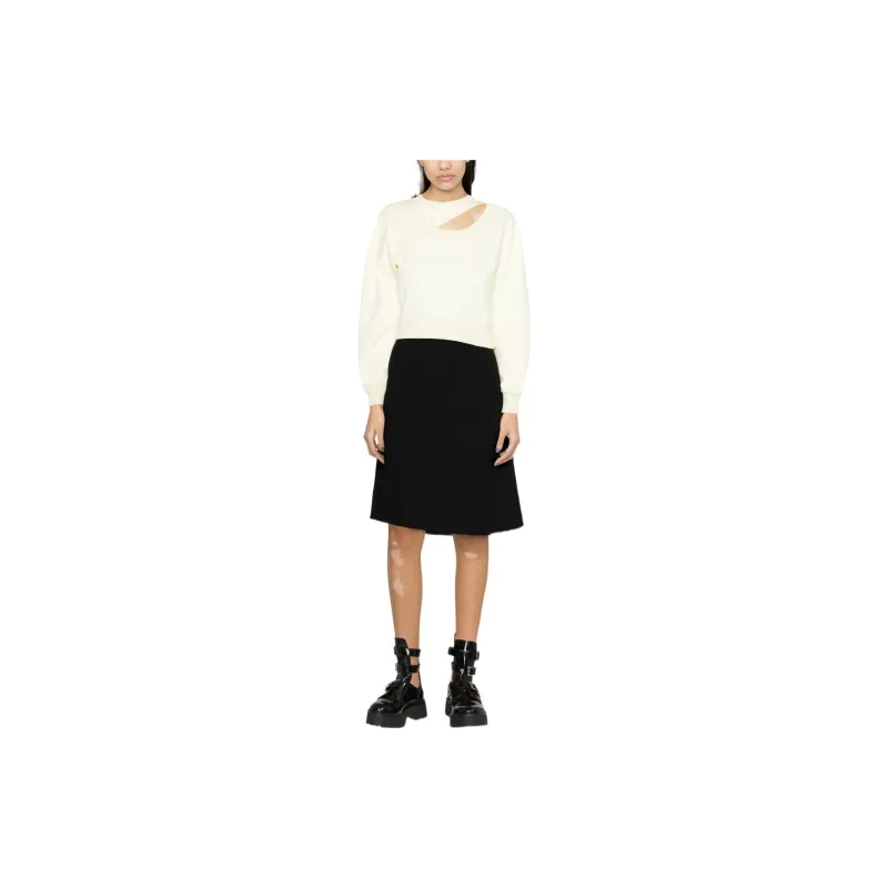 Alexander McQueen Logo Embroidered Cut Out Sweatshirt-2