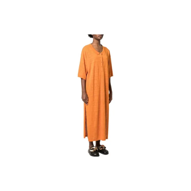 TOTEME Short-Sleeved Dresses Women's Orange-3
