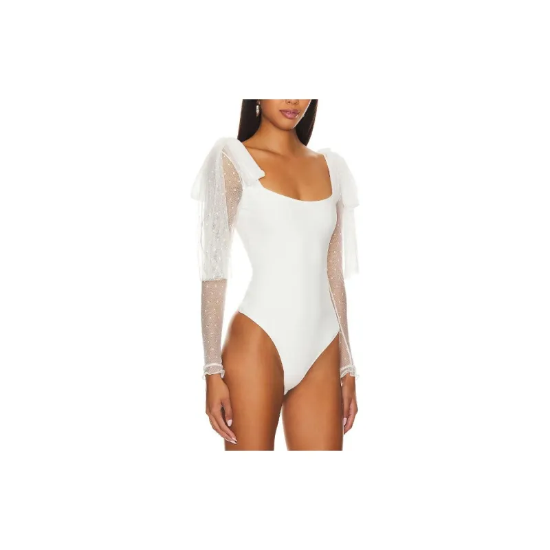 FREE PEOPLE Bodysuits Women's White-2