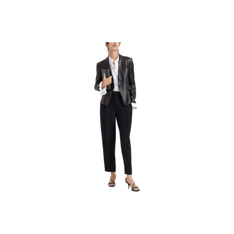 Brunello Cucinelli Straight Leg Pleated Pants-1